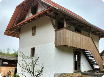 Sanierung Fassade und Innen Speicher Althaus Hofstatt