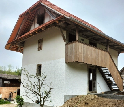 Sanierung Fassade und Innen Speicher Althaus Hofstatt