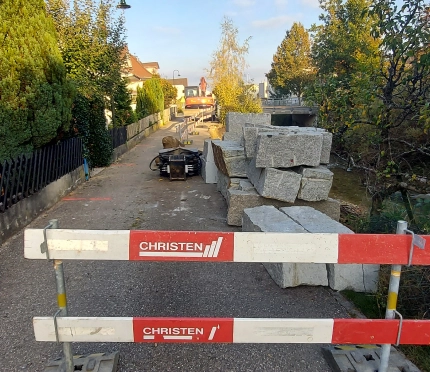 Belagsarbeiten Luthernweg Zell